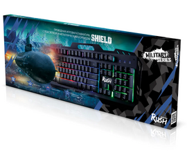 Клавиатура игровая мультимедийная Smartbuy RUSH Shield USB черная (SBK-355G-K)/20 - Сервис Плюс Рус