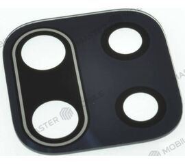 Стекло задней камеры для Xiaomi Redmi Note 9 (M2003J15SG) (без рамки) (черный) - Сервис Плюс Рус