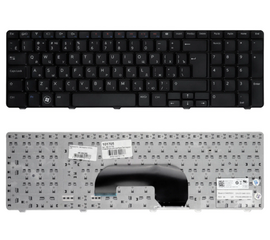 Клавиатура для ноутбука Dell Inspiron N7010, 17R Series. Г-образный Enter. Черная, без рамки - Сервис Плюс Рус