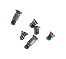 Набор винтов нижней части корпуса 6шт для MacBook Pro 13 Retina A1706 A1708 A1989 A2159 A2251 A2289 A2338 Late 2016 - Late 2020 Silver Серебро - Сервис Плюс Рус