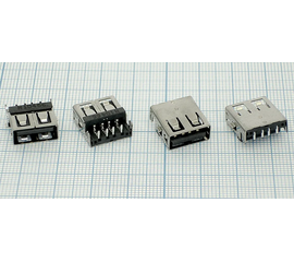 Разъем для ноутбука USB, USB 2.0, угловой - Сервис Плюс Рус