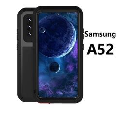 Противоударный чехол-ракушка для Samsung Galaxy A52 (черный) - Сервис Плюс Рус