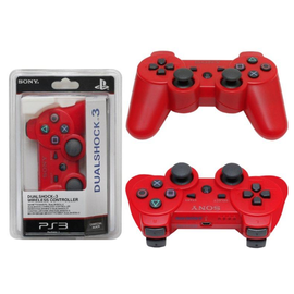 Беспроводной джойстик для Playstation 3 (PS3) (Bluetooth) - Красный - Сервис Плюс Рус