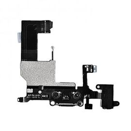 iPhone 5 Разъем питания\микрофона (шлейф FLC)(Черный)(org.) Apple - Сервис Плюс Рус