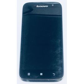 Lenovo A859 Дисплейный модуль в сборе с тачскрином в рамке (Черный) (Оригинал) Lenovo - Сервис Плюс Рус