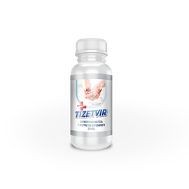 «TIZETVIR» Гель дезинфицирующий наружного применения противовирусного действия объемом 95 мл. - НПО-ИНТЕКС