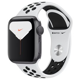 Apple Watch Series 5 Nike GPS 40mm Silver Aluminium Case with Pure Platinum/Black Nike Sport Band Apple - Сервис Плюс Рус