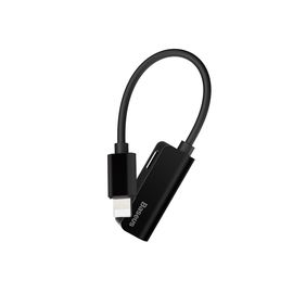 Переходник Lightning - Dual Lightning Baseus L37 CALL37-S1 Черный Baseus - Сервис Плюс Рус