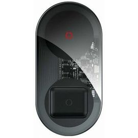 Беспроводное зарядное устройство Baseus Simple 2in1 Turbo Edition TZWXJK-B01 (Clear Black) Baseus - Сервис Плюс Рус