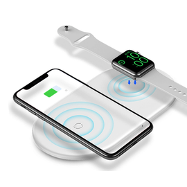 Беспроводное зарядное устройство Baseus - Smart 2in1 Wireless Charger (WX2IN1-B02) Baseus - Сервис Плюс Рус