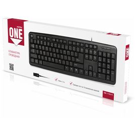 Клавиатура проводная Smartbuy ONE 112 USB черная (SBK-112U-K)/20 Smartbuy - Сервис Плюс Рус