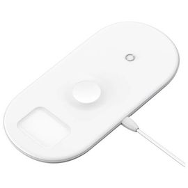 Беспроводная зарядка для телефона и Apple Watch/Pods быстрая Baseus Smart 3in1 (WX3IN1-C01) Baseus - Сервис Плюс Рус