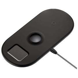Беспроводная зарядка для телефона и Apple Watch/Pods быстрая Baseus Smart 3in1 (WX3IN1-C01) Baseus - Сервис Плюс Рус