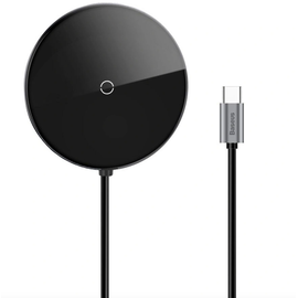 Хаб с беспроводной зарядкой Baseus Circular Mirror Wireless Charger - Deep Gray WXJMY-OG Baseus - Сервис Плюс Рус
