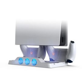 Многофункциональная охлаждающая подставка (док-станция) DOBE для игровой приставки PlayStation 5 (PS5) с зарядкой и индикацией для геймпадов DualSense (TP5-1507) - Сервис Плюс Рус