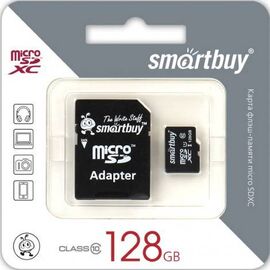 Карта памяти Micro SD 128GB Smart Buy class 10 - Сервис Плюс Рус