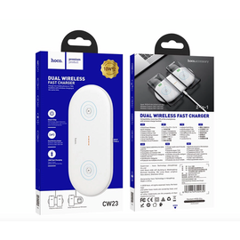 Беспроводное зарядное устройство CW23 Dual power настольная зарядная станция белая - Сервис Плюс Рус
