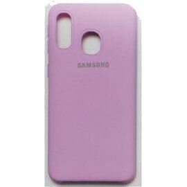 Чехол Samsung A40 Силикон цветной TPU фиолетовый - Сервис Плюс Рус