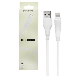 Кабель USB Lightning bx18 2m Borofone белый Borofone - Сервис Плюс Рус