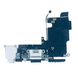 iPhone 6s Шлейф с разъёмом зарядки, микрофоном, разъемом гарнитуры и антенной (оригинал) - белый - Сервис Плюс Рус