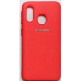 Чехол Samsung A40 Силикон цветной TPU красный - Сервис Плюс Рус