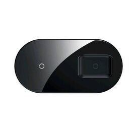 Беспроводное зарядное устройство WXJK-C01 2 в 1 (iPhone & AirPods PRO) кабель Type-C Baseus черное - Сервис Плюс Рус