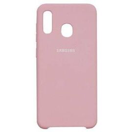 Чехол Samsung A20/A30 SILICONE COVER Розовый - Сервис Плюс Рус