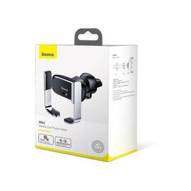 Держатель в дефлектор Baseus Mini Electric SUHW01-01 Черный - Сервис Плюс Рус