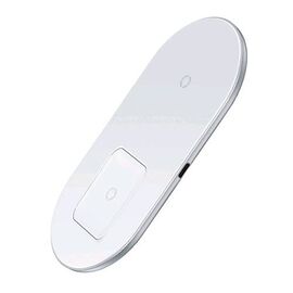 Беспроводное зарядное устройство WXJK-02 2 в 1 (для iPhone и AiPods PRO) кабель Type-C Baseus белое - Сервис Плюс Рус