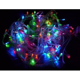 Гирлянда NG-56 цветная, белый провод 100л/8м - Сервис Плюс Рус