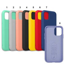 Чехол силиконовый iPhone 12 Pro Max (6.7) NANO 2.0 mm (с магнитом) С LOGO - желтый №5 - Сервис Плюс Рус