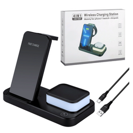 Беспроводная зарядка 4в1 С500 - Сервис Плюс Рус