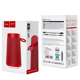 Портативная акустика HC13 Bluetooth HOCO красная - Сервис Плюс Рус