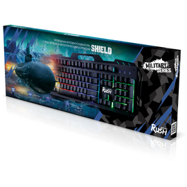 Клавиатура игровая мультимедийная Smartbuy RUSH Shield USB черная (SBK-355G-K)/20 - Сервис Плюс Рус