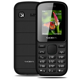 Мобильный телефон Texet TM-130, черный teXet - Сервис Плюс Рус