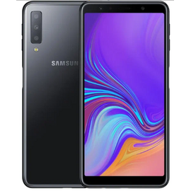 Смартфон Samsung Galaxy A7, 4/64 ГБ (2018), темно-синий (б.у) уценка - Сервис Плюс Рус