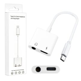 Переходник Type-C на 3.5mm+Type-C Нет бренда - Сервис Плюс Рус