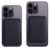 Кардхолдер для Apple iPhone Leather Wallet with MagSafe - Dark Cherry - Сервис Плюс Рус