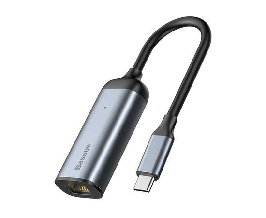 Хаб Baseus Enjoy Series Type-C to RJ45 - Серый (CAHUB-H0G) Baseus - Сервис Плюс Рус