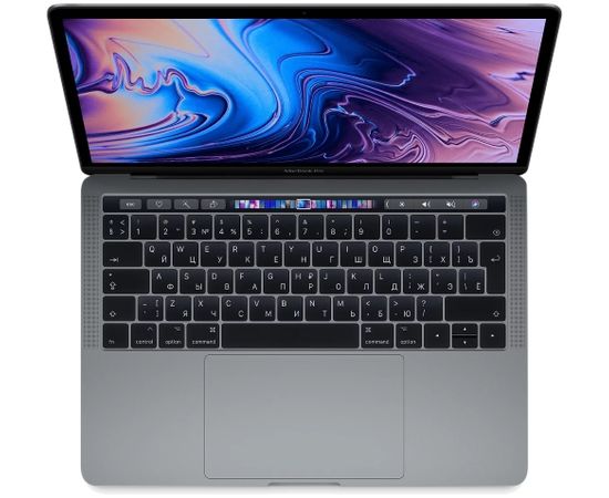 Apple MacBook Pro 13" Touch Bar Space Gray (MUHP2RU/A) (Intel Core i5 1.4GHz/13”/2560х1600/8GB/256GB SSD/Intel Iris Plus Graphics 645/DVD нет/Wi-Fi/Bluetooth/MacOS) Apple - Сервис Плюс Рус