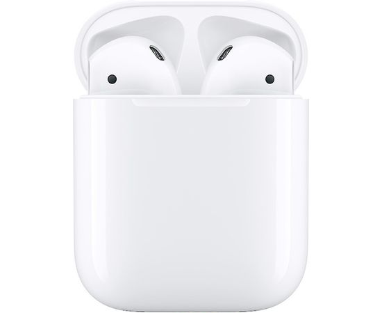 Беспроводные наушники Apple AirPods (2019) в зарядном футляре (MV7N2RU/A) (2ND) Apple - Сервис Плюс Рус