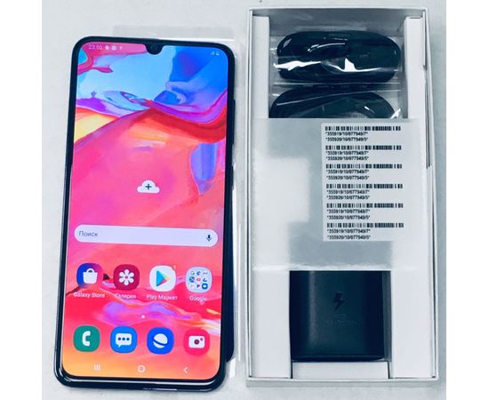 Samsung Galaxy A70 (SM-A705FN) (6Gb/128Gb) (Черный) Samsung - Сервис Плюс Рус