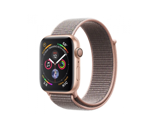Apple Watch 4 44mm Gold Aluminum Case Pink Sand Sport Loop Apple - Сервис Плюс Рус