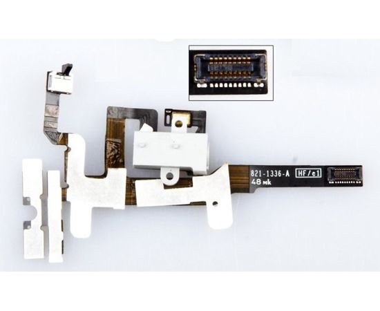 iPhone 4s Шлейф\FLC на наушники (Белый)(org.) Apple - Сервис Плюс Рус