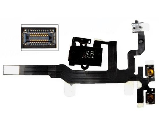 iPhone 4s Шлейф\FLC на наушники (Черный)(org.) Apple - Сервис Плюс Рус