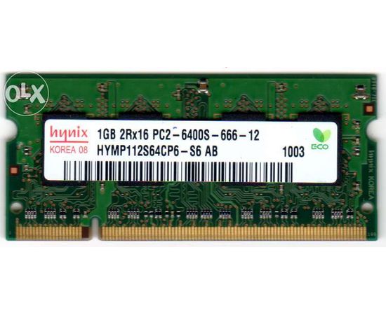 Hynix 1GB 2Rx16 PC2-6400S - 666 - 12 Hynix - Сервис Плюс Рус
