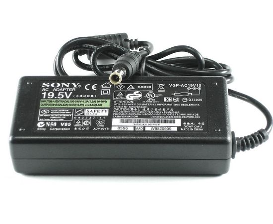 Блок питания (сетевой адаптер) для ноутбуков Sony Vaio 19.5V 3,3A 6.5pin Sony Vaio - Сервис Плюс Рус