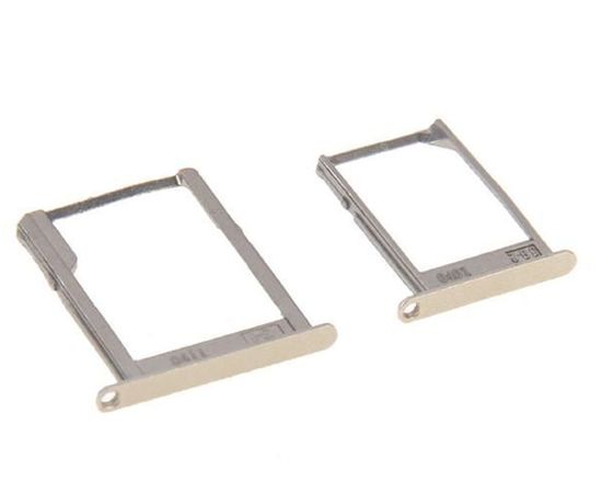 Samsung Galaxy A3 (SM-A300F) Лоток для sim-карты + лоток для карты micro SD (оригинал) - серебряный Samsung - Сервис Плюс Рус