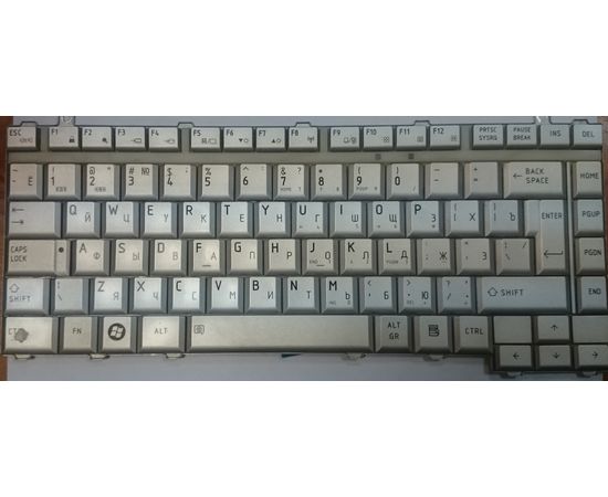 Toshiba Satellite A200-14E Клавиатура (PK130180280) (Серебряный) (org.) Toshiba - Сервис Плюс Рус