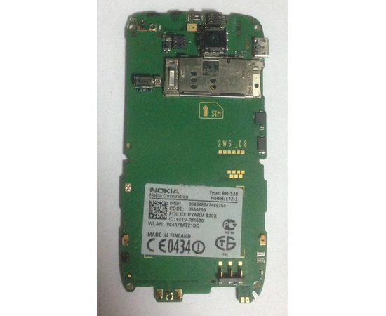 Nokia E72 (RM-529, RM-530, RM-584) Материнская плата (org.) Nokia - Сервис Плюс Рус